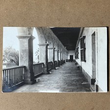 Old Mission Santa Barbara California CA J. Walter Collinge RPPC Postcard