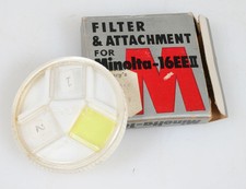 FILTER   ATTACHMENT FOR MINOLTA-16EEII IN ORIG. BOX