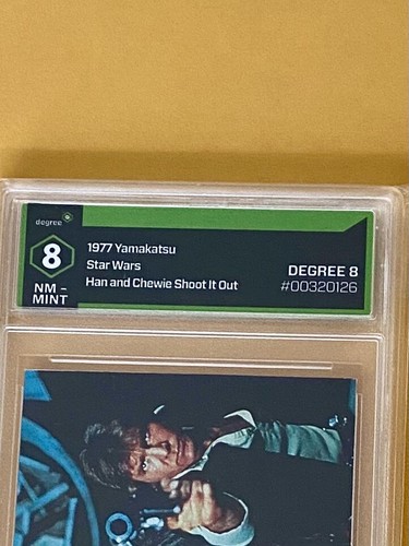 1977 Topps Yamakatsu Star Wars Han Solo & Chewbacca Shoot it Out Nice Card Rare! - Picture 4 of 7