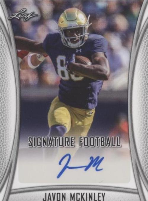2021 Leaf Signature Javon McKinley #BA-JMK - 1 of 2
