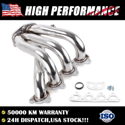 Stainless 4-2-1 Header For 1988-2000 Honda Civic D15 D16 D-Series 2 Piece Set - Bild 1 von 6