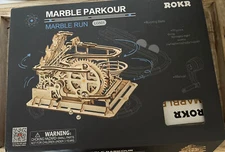 ROKR MARBLE PARKOUR WOODEN MARBLE RUN 3D WOODEN PUZZLE LG501 (E5)