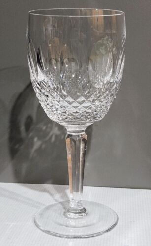 Vtg Waterford Crystal COLLEEN TALL STEM (Cut) Water Goblet Glass Old Mark Excl - Picture 1 of 6