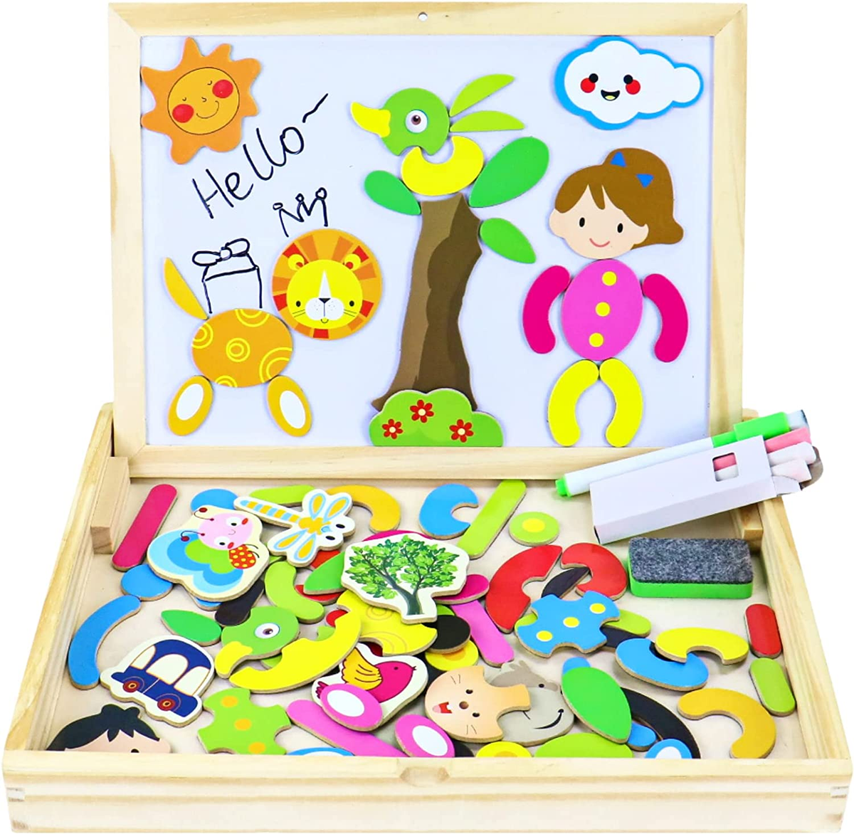 Yoptote Puzzle Magnetico Jeu Enfant Jeux Jouets
