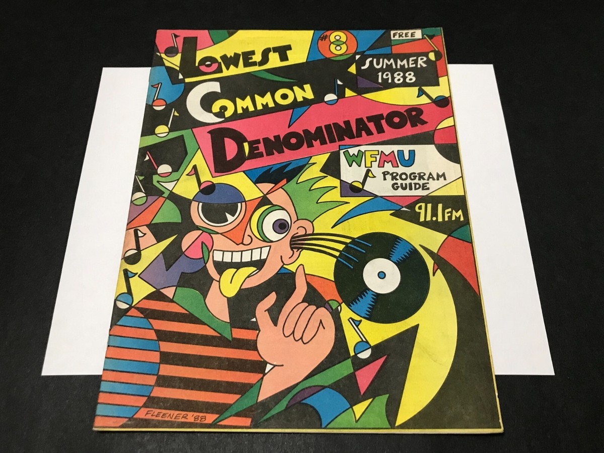 WFMU FM Lowest Common Denominator WFMU Program Guide #8