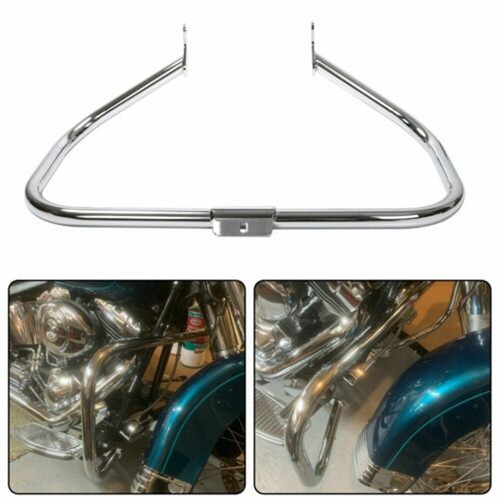 Engine Guard Crash Bar Protector Chrome Fit For Harley Deluxe FLSTN 05-17 - Picture 2 of 8