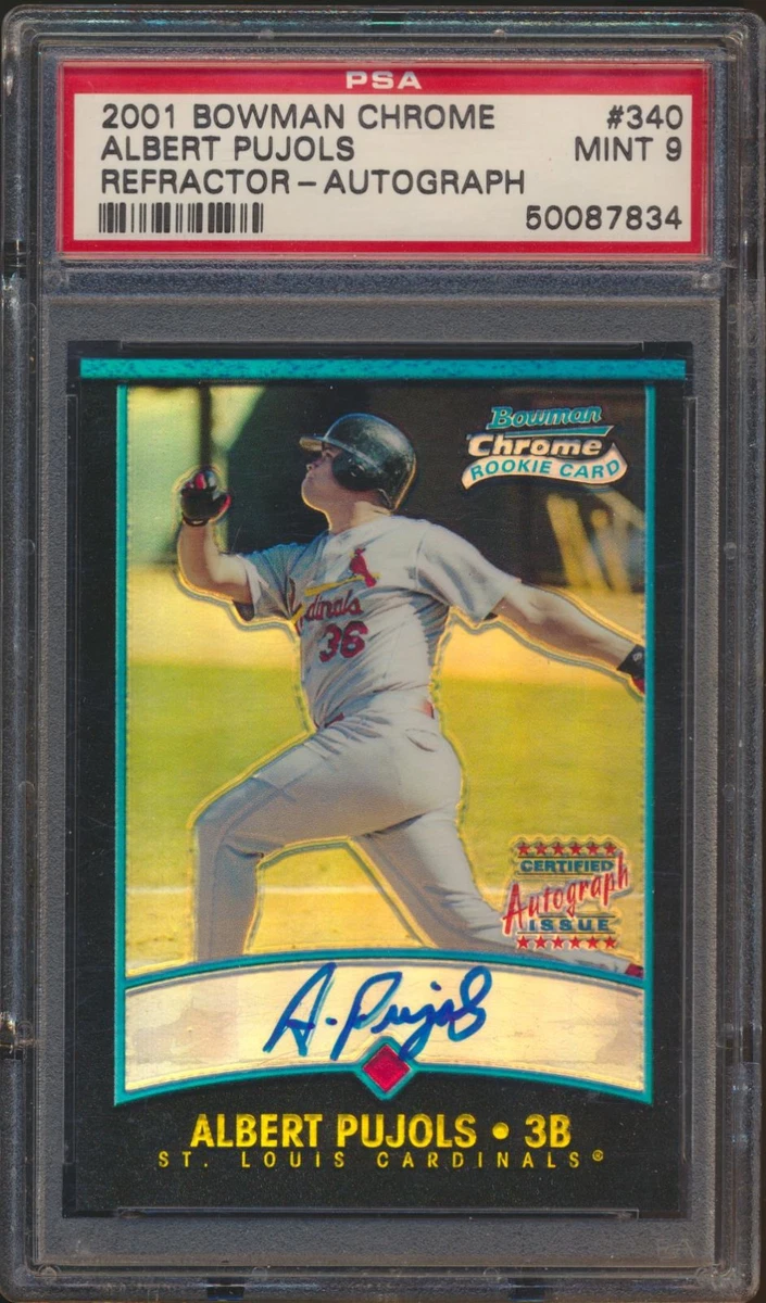 2001 Bowman Chrome - Albert Pujols #340 for sale | eBay