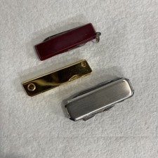 Lot 1 Of 3 Small Pocket Utility Knives Multifunctional Blades/ Tools Vintage