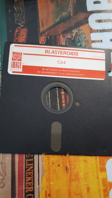 Blasteroids (Image Works 1989) Commodore C 64 (Disk) classic 8-bit works