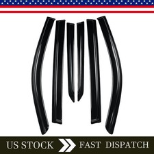 Window Visor For Honda Pilot 2016-2022 6x Black Tape-on Jdm 6pcs Window Visor For Honda Pilot 2016-2022 6x Black Tape-on Jdm 6pcs