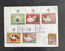 PARAGUAY FDC POPE PAUL VI VISIT TO U.N. 1965