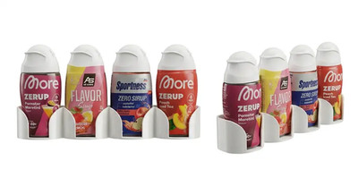 Wandhalter für Flavour Drops & Zerup Flaschen Regal Organizer 4-fach