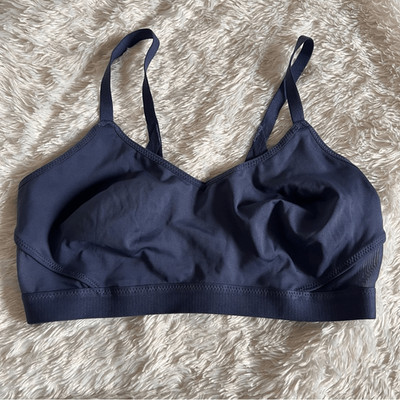 B.Tempt d B.Active Mesh Sports Bra Navy NEW Medium