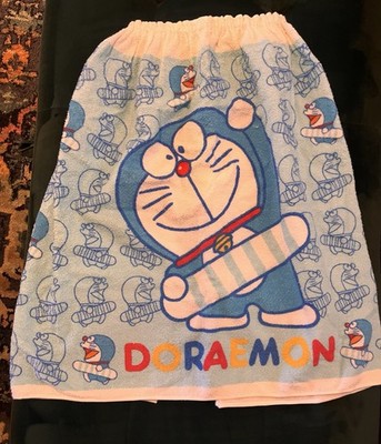 *Vintage* Doraemon Towel Wrap With Postcards 