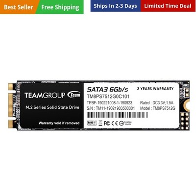 MS30 512GB with SLC Cache 3D NAND TLC M.2 2280 SATA III 6Gb/s Internal Solid ...