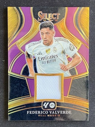 Federico Valverde 2025-26 Panini Select La Liga Memorabilia Purple /49 #SM-FV