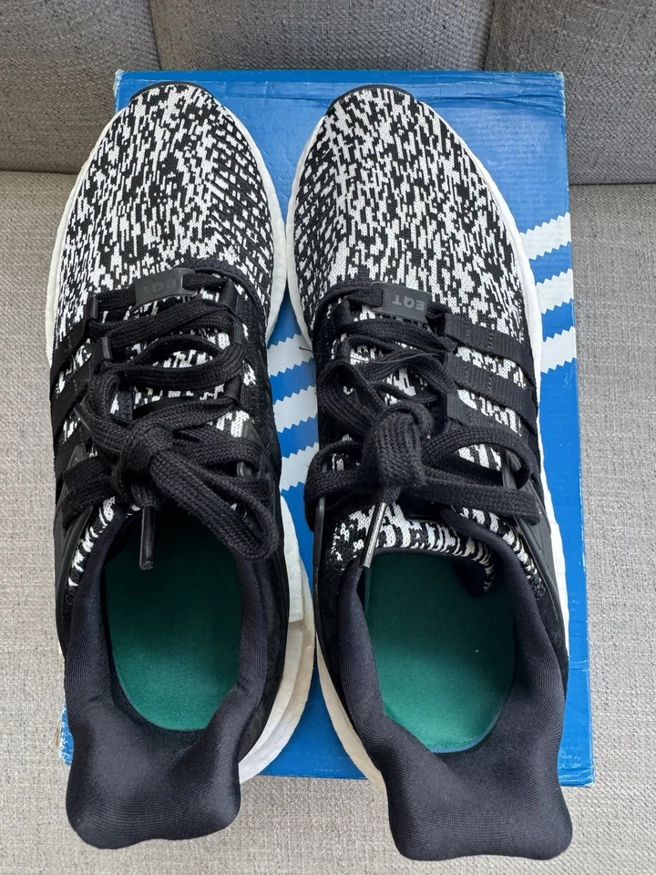 Adidas EQT 93/17 Black Glitch - Image 3 of 4