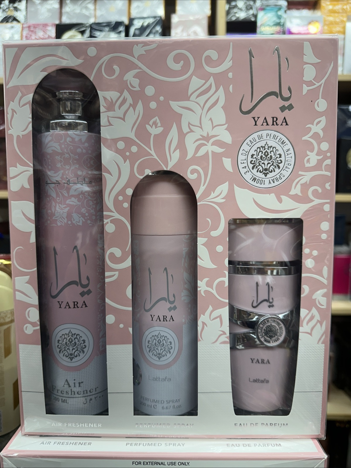 Lattafa Yara Eau De Parfum 3 Pc Gift Set For Women