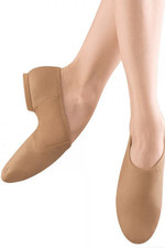 Bloch S0495L Ladies Neo-Flex Slip On Leather Jazz Shoes 11 tan not returnable