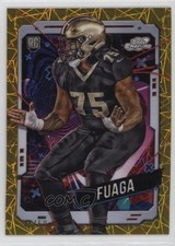 2024 Cosmic Chrome Rookies Gold Interstellar Refractor /50 Taliese Fuaga 1r0z