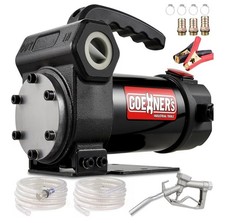12v Dc Diesel Transfer Pump 15 Gpm Self-priming Fuel Transfer Pump Kit New