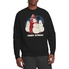 Image of Star Wars Darth Vader Merry Sithmas Christmas Sweatshirt S-2XL, Black