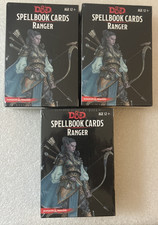Image of D&D 5th Ed: Spellbook Cards - Ranger (2nd Edition) - x3 Boxes New Sealed