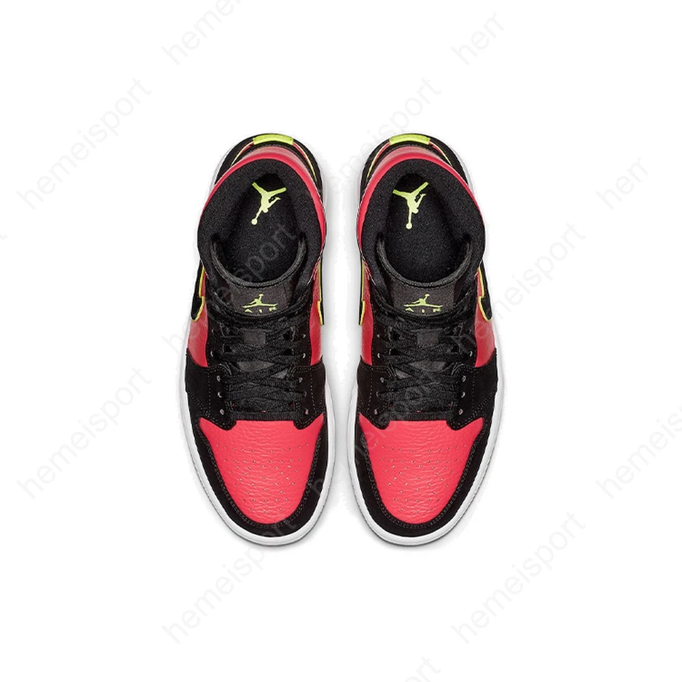 Air Jordan 1 ретро средний вольт горячий удар BQ6472-006 - Изображение 4 из 4