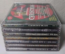 Lot Of 7 Party Tyme Karaoke CDs B325