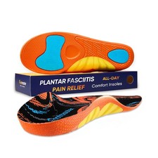 Footmaster Plantar Fasciitis Mens 6-6.5  Womens 8-8.5 9.84" 250MM , Orange