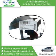 Glace de rétroviseur Peugeot 206