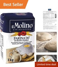Elegant 1Kg Italian Plain Wheat Flour 00 - GMO Free, Perfect for Bakeries 9.99 per kilo