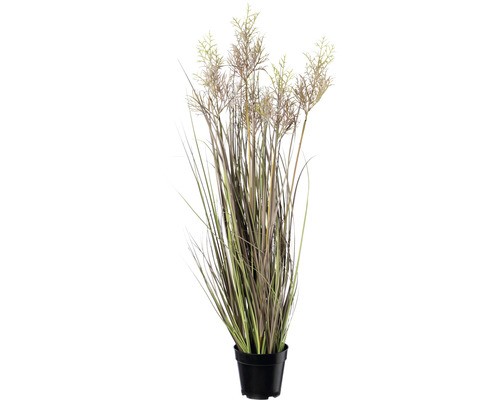 Kunstpflanze Miscanthus HöHe: 104 Cm GrüN-image