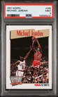 1991 HOOPS #455 MICHAEL JORDAN PSA 9