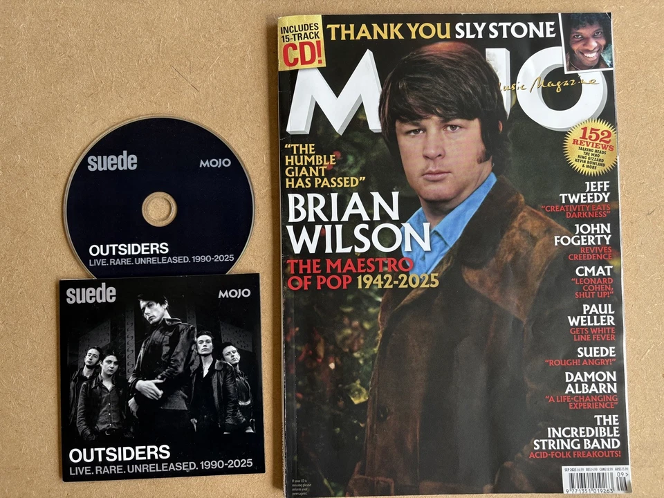 MOJO Magazine 382 September 2025. With rare Suede Outsiders CD. - Image 2 of 2