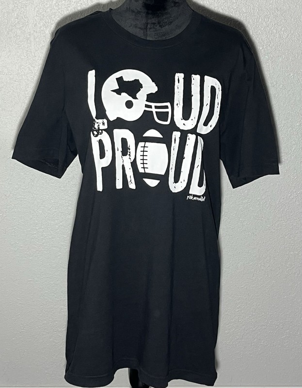 Pink Armadillos Loud & Proud Helmet-Football Oversized tee-No tag-Likely Sz L-XL