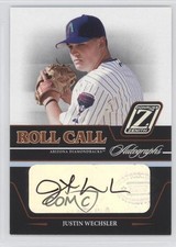 2005 Donruss Zenith Roll Call Auto Justin Wechsler #RC-3 Auto 0c2