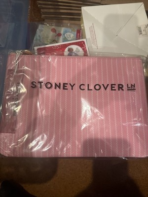 American Girl/Stoney Clover Lane~Addy Walker Cinnamon Pink & White Flat Pouch