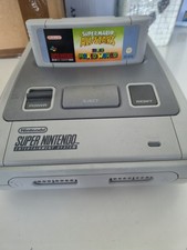 Super Nintendo Snes Fully Grey With Mario All stars Excellent Condition