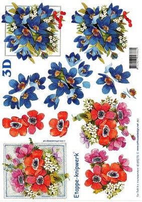 3D-Bogen - 4169... - versch. Motive - LeSuh -  Schneidebogen - Karten basteln