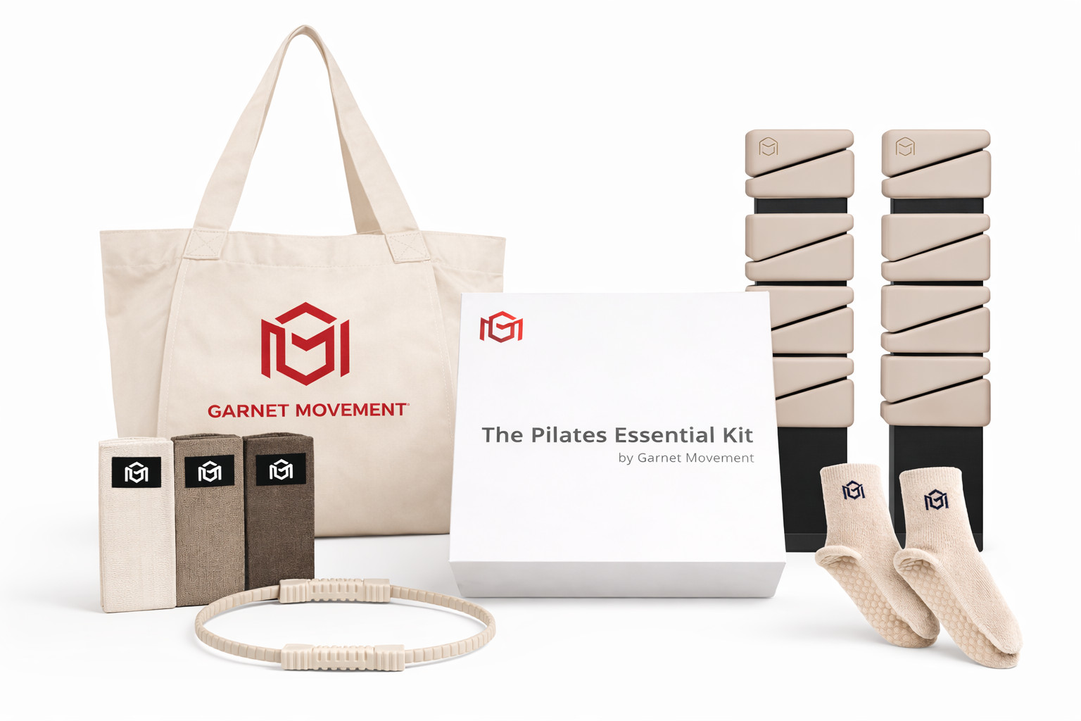 Pilates Essential Premium Kit Unisex con Bolsa Hogar y Exterior Entrenamiento NUEVO