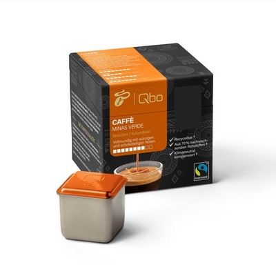 Tchibo Qbo Caffè Minas Verde, 8 Kapseln, Intensität 8/10