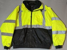 Tingley Job Sight High Visibility Reflective Layered Jacket 3XL Yellow Black