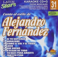Karaoke: Alejandro Fernandez - Latin Stars Karaoke - Audio CD - VERY GOOD