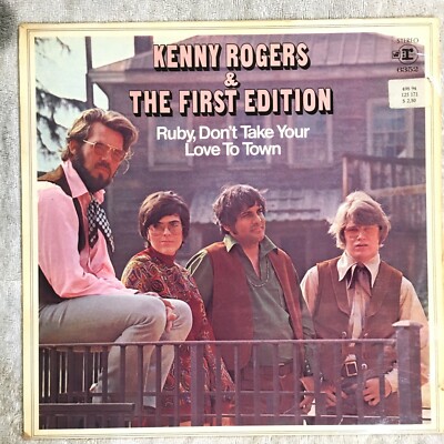 KENNY ROGERS Ruby, Don't Take Your Love to Town - RARE German IMPORT Lp!