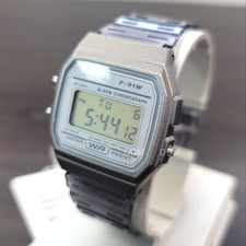 Casio Vintage Transparent Resin Digital Unisex WatchOriginal New F-91WS-8DF