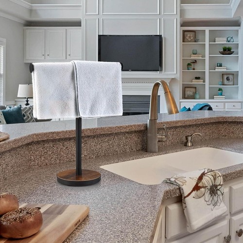 Towel Holder Stand Countertop Hand Towel Stand for Bathroom and Kitchen Free ... - Picture 3 of 9