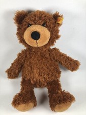 Steiff Charly Teddy Bear Plush Beanie Stuffed Animal Brown 11.5 012914