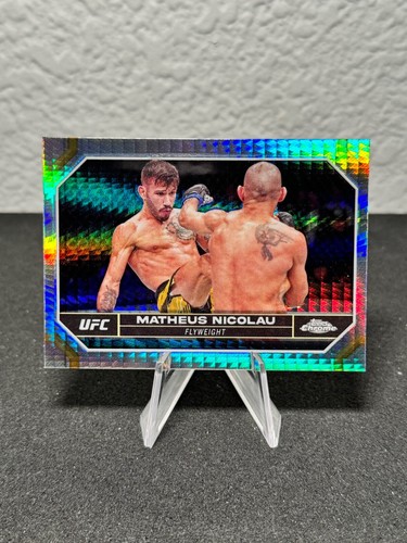 Réfracteur à prisme base UFC chromé 2024 Topps 1 - 200 - COMPLÉTEZ VOTRE SET - PYC - Photo 164/237