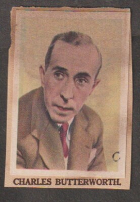 Stars of the Silver Screen featuring ''Charles Butterworth